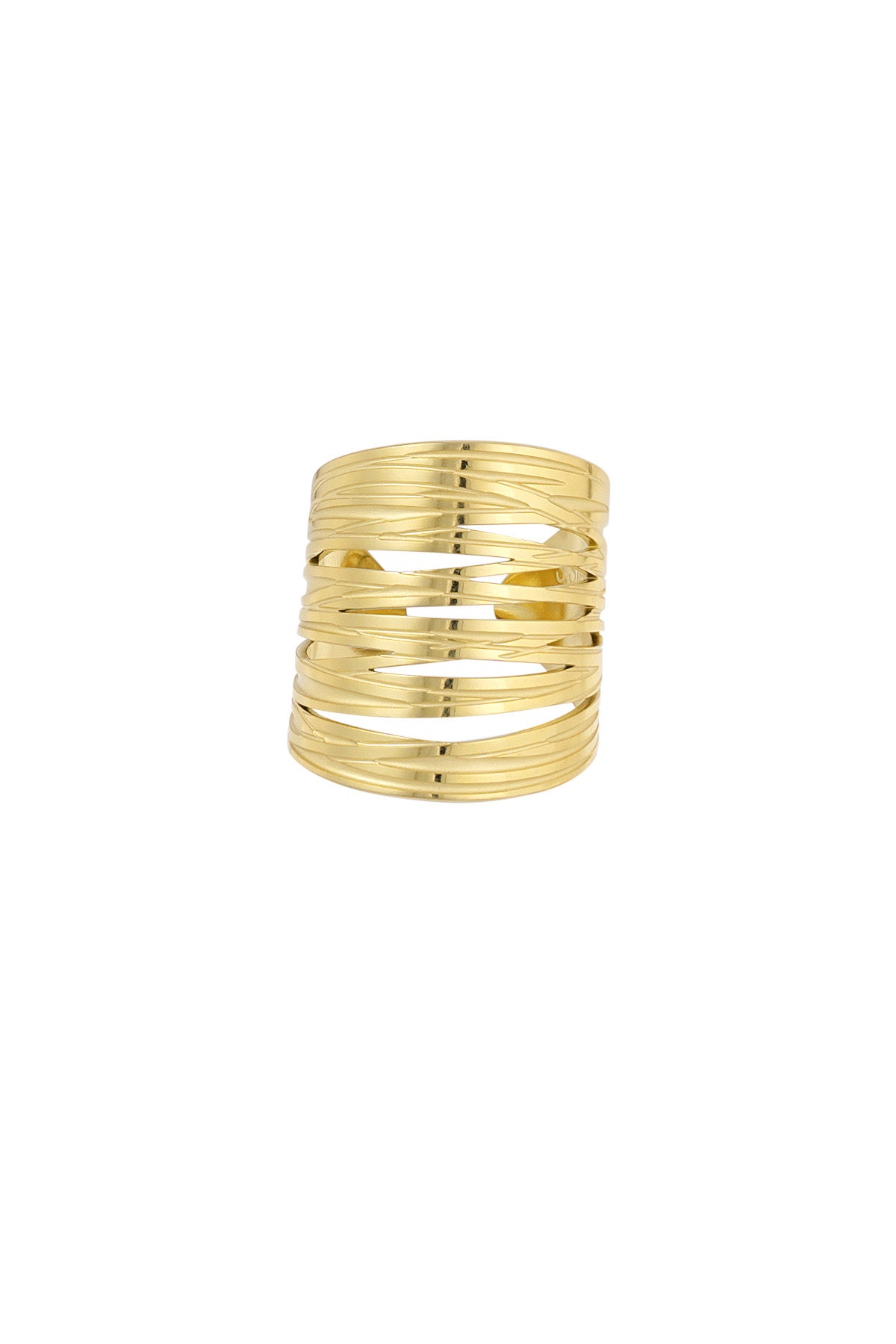 Lace’d gold ring