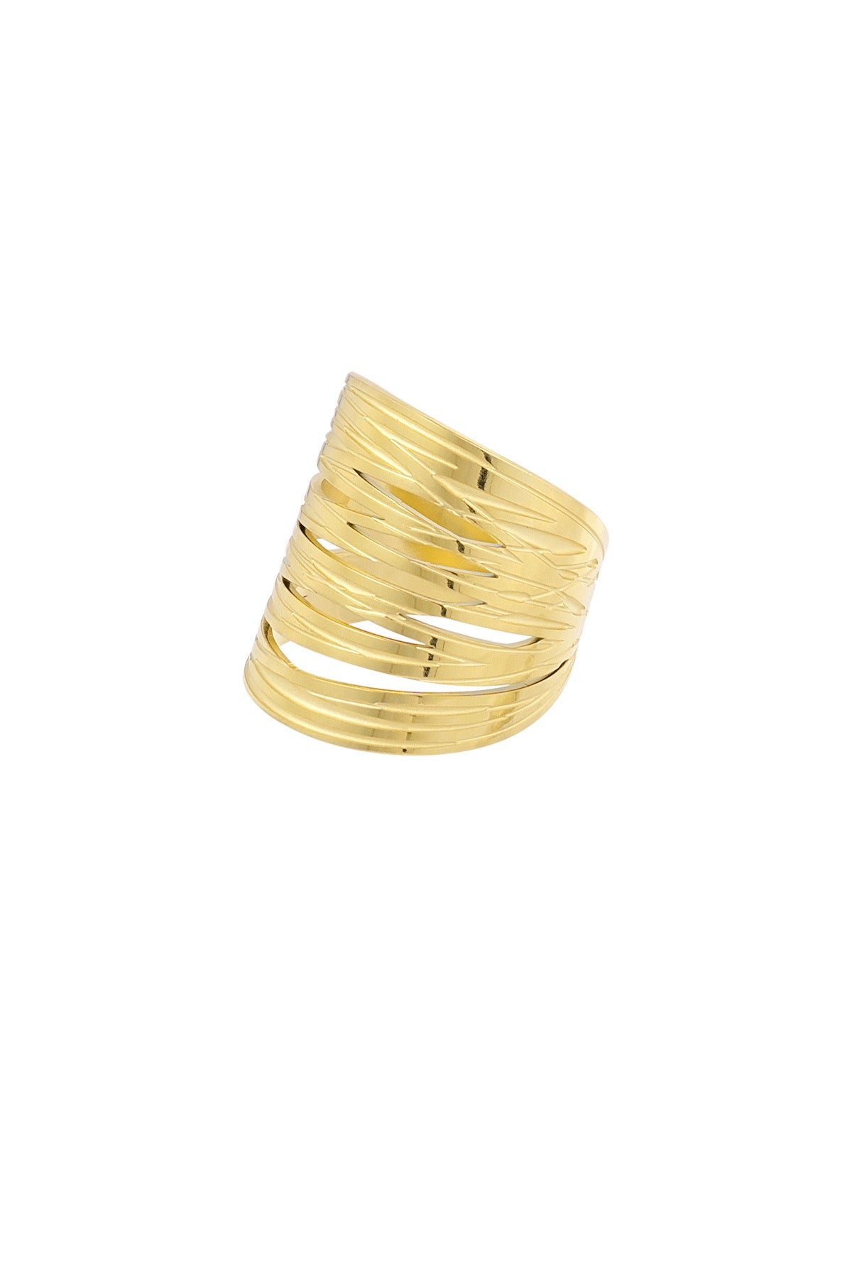 Lace’d gold ring